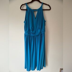 New Directions Vibrant Blue MIDI Dress
